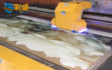 Hongsheng maxentoo Density Fiberboard UV Printing Video